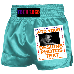 Shorts de boxe personnalisés pour hommes et femmes, broderie, shorts MMA, shorts d'entraînement professionnels pour le combat, le kickboxing, pour garçons, filles et enfants - Product Image 3