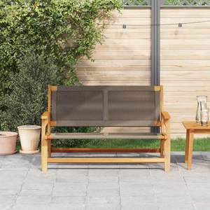 Bancs de jardin gris 48,03 x 30,71 x 28,74 pouces pour mobilier de patio - Product Image 3
