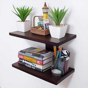 Étagère murale en bois de forme carrée, articles de décoration pour la maison, étagère murale pour livres, étagères pour la décoration du salon, de la cuisine et de la chambre - Product Image 1