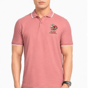 Polo personnalisé en gros pour hommes, en coton doux, polos unis pour les fêtes, combinaison de couleurs, polo pour hommes - Product Image 1