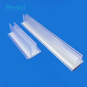 Hot Sale Plastic Supergrip <b>Clear</b> PVC Advertising Price Tag Sign Holder Marketing Sign Holders with Bottom Adhesive - Product Image 1