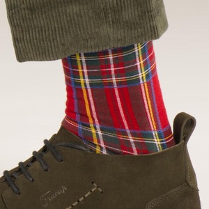 Wool <b>Knee</b> <b>High</b> Scottish Kilt Hose <b>Socks</b> Made in Pakistan for Performance Highland Dress and Parade Use - Product Image 3