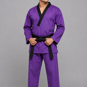Uniforme de Taekwondo Premium para Adultos Unisex, Ropa de Artes Marciales de Poliéster/Algodón Elástico y Duradero, Conjunto de Entrenamiento Transpirable de Calidad - Product Image 3