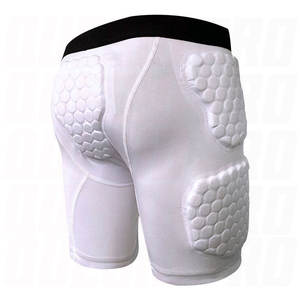 Pantalon de compression rembourré pour hommes, prix de gros, haute performance, équipement de protection pour le football américain, coupe ajustée - Product Image 4