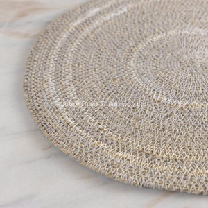 New Arrival Handmade Braided Seagrass Placemat Woven <b>Table</b> <b>Mat</b> for Kitchen Dining OEM Made In Vietnam - Product Image 2