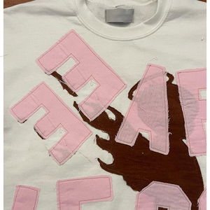 เสื้อยืดสตรีทแวร์โอเวอร์ไซส์ผ้าเทอร์รี่หนา 350gsm แบบยูนิเซ็กซ์ ผลิตตามสั่ง (OEM)  ตกแต่งด้วยโลโก้ปัก  ขอบตัดเย็บแบบพิเศษ สำหรับผู้ชาย - Product Image 6