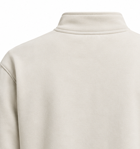 Sudadera extragrande con cremallera frontal, forro grueso, de felpa premium, teñida lisa, para invierno, uso exterior, casual, OEM ODM - Product Image 5