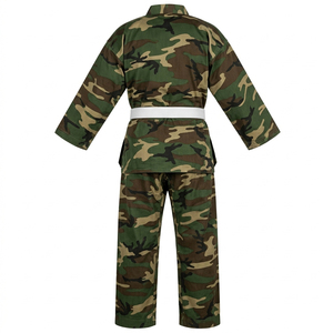 Uniforme de Taekwondo para Niños, Dobok con Cuello en V, Traje de Entrenamiento con Cintura Elástica - Product Image 3