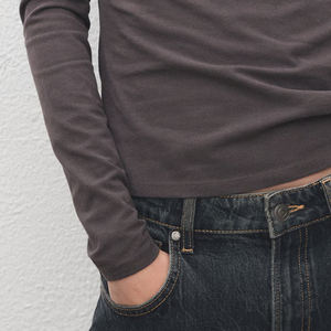 Haut de gamme tendance pour femme, design élégant, manches longues et col rond, coupe décontractée, mélange doux, vêtement d'extérieur 2026 - Product Image 3