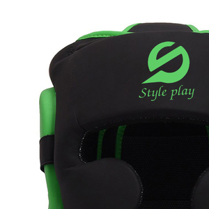Custom Lightweight PU Leather Eco-Friendly Boxing <b>Head</b> Guard Best Selling Professional Made Boxing <b>Head</b> Guard - Product Image 3