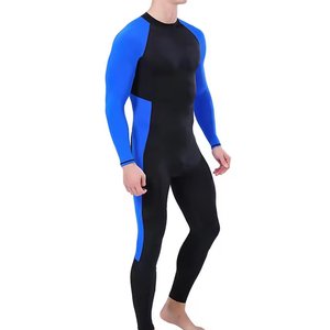 Traje de Baño de una Pieza Ligero, Cómodo y Antiarrugas para Hombre, con Mangas Largas y Pantalones, Marca Personalizada, Precio Económico - Product Image 1