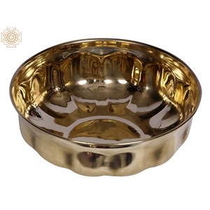 Cuenco de latón tradicional hecho a mano pequeño artículo de decoración para el hogar - Product Image 1