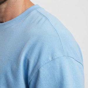 Camiseta Básica Informal de Algodón 100% Premium para Hombre, Camiseta Clásica de Cuello Redondo de Algodón Jersey, Camisetas de Cuello Redondo de Algodón con Logotipo Personalizado - Product Image 5