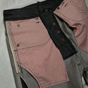 กางเกงยีนส์เดนิมทรงหลวมคุณภาพสูงแฟชั่นแบบสั่งทำ กางเกงยีนส์ทรงตรงแบบเรียบง่ายสั่งทำได้ กางเกงยีนส์ทรงหลวม - Product Image 4