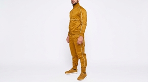 Conjunto Deportivo Personalizado para Hombre, Chaqueta con Cierre y Ribete en Contraste, con Pantalones Deportivos Cómodos - Product Image 3