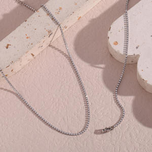 Collier Chaîne Tennis Moissanite Glacée de Haute Qualité, Style Hip Hop Luxe, Plaqué Or, Certifié IGI, Bijou Unisexe pour Fête - Product Image 6