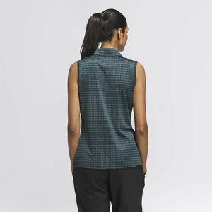 Camiseta sin Mangas para Mujer, Ligera, de Poliéster, con Diseño de Puntos, de Secado Rápido, Informal, para Tenis - Product Image 3