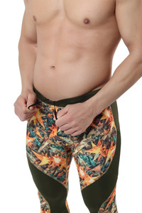 Custom <b>Men</b> Compression <b>Pants</b> Camo Print <b>Running</b> Tights High Waist Fitness Leggings Base Layer Gym Sportswear Athletic Activewear - Product Image 6