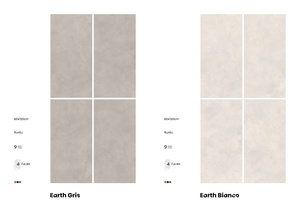 กระเบื้องพอร์ซเลนลายหินอ่อนสีเทาโมเดิร์น เคลือบเงา สำหรับปูพื้นและผนัง  ขัดเงาสำหรับตกแต่งภายใน - Product Image 2