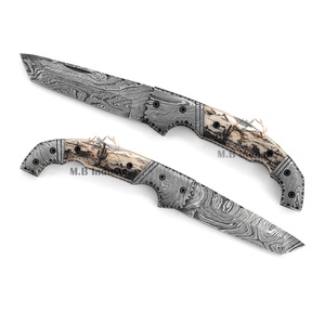 Cuchillo Plegable de Acero de Damasco de Grado Industrial OEM, Profesional, para Caza y Camping, 19 cm de Longitud Total, Grabado Láser - Product Image 6