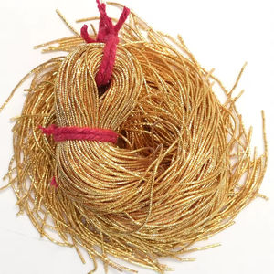 Fil de bullion Zardoshi Dabla Wire, dernier design, bronze brillant, fil métallique à franges pour vêtements, faible rétrécissement, formel - Product Image 1