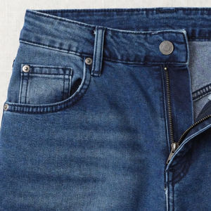 Jean en denim taille haute pour femme, coupe boyfriend à jambe ballon, respirant, décontracté, sexy, vintage, délavé, coupe décontractée, pour soirée, OEM - Product Image 3