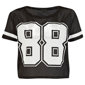 Women Fashion Fishnet <b>Mesh</b> <b>Crop</b> Shirt Lightweight Short Sleeve Casual Streetwear Festival Rave Clubwear Summer <b>Top</b> - Product Image 5