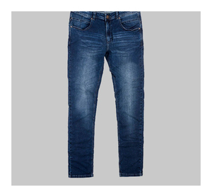 Jeans de Mezclilla para Hombre, Corte Recto, Lavado Medio, Cintura Media, Algodón, Estilo Casual, Hip Hop, Streetwear, Bordado, Otoño - Product Image 5