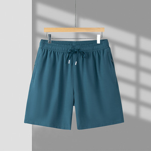 OEM Mens Ice Silk Athletic Shorts Breathable Quick Dry Running Training Fitness Casual Five <b>Point</b> Mens Sports Plus Size Shorts - Product Image 2
