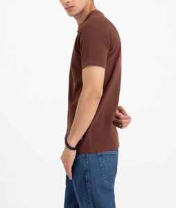 Camiseta de Manga Corta para Hombre, Estilo Holgado, Hombros Caídos, Poliéster/Algodón, Secado Rápido, Transpirable, Corte Regular - Product Image 3