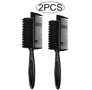 2/5/10 piezas Cepillo de nailon de doble cara con cerdas suaves para cortapelos y recortadoras de barbería - Product Image 6