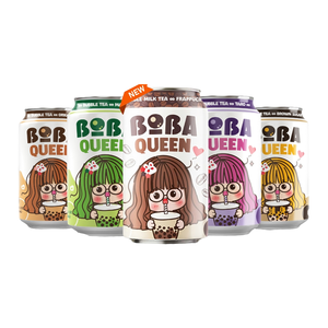 Té con Leche Boba, Bebida Enlatada de 330 ml, Lata de Aluminio, Vietnam, 24 Latas por Caja, Venta al por Mayor, Precio de Mayoreo, Marca Privada - Product Image 1
