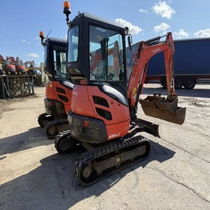 Miniexcavadora Kubota U20-3 duradera y potente, equipo pequeño de orugas para trabajos agrícolas, paisajismo, excavación de zanjas, excavación y demolición. - Product Image 1