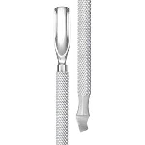 Empujador de Cutículas de Acero Inoxidable de Doble Punta para Manicura con Agarre Texturizado y Diseño de Doble Cabeza - Product Image 6