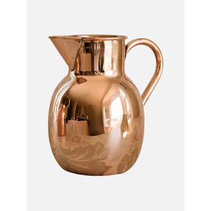 Pichet à eau vintage en cuivre martelé avec couvercle et poignée – Idéal pour la maison, les mariages et les hôtels - Product Image 6