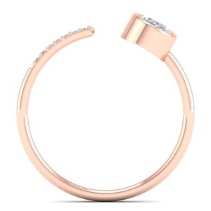 REYES Precio al por Mayor Anillos de Compromiso y Boda de Oro Sólido de 14K, 18K, 22K con Moissanita, Regalo de Cumpleaños, Joyería Fina para Mujer - Product Image 4