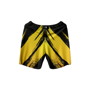 Conjunto de Uniforme de Baloncesto Sublimado en Negro y Amarillo con Cuello en V, Ropa Deportiva Transpirable para Partidos Competitivos y Entrenamiento Diario - Product Image 6