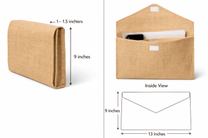 A4 Jute Envelope <b>File</b> <b>Folder</b>,jute - Product Image 2