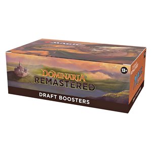Original MAGIC: The Gathering (MTG) Dominaria Remastered กล่องดรัฟท์บูสเตอร์ |   36 แพ็ค (การ์ดเวทมนตร์ 540 ใบ) - Product Image 1