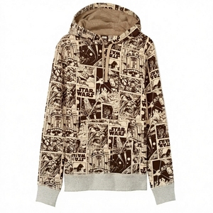 Sweat-shirt à capuche Star Wars pour homme, coupe classique, décontracté, en tricot, avec poche, vêtement d'hiver, 100% coton, imperméable - Product Image 2