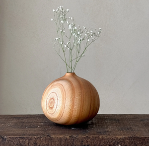 Vase à fleurs décoratif en bois pour l'intérieur au prix le plus bas, vase à fleurs en bois sculpté à la main créatif au prix le plus bas - Product Image 6