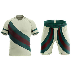 Ensembles d'uniformes de rugby imprimés, respirants, à séchage rapide, de haute qualité, 100% polyester, logo d'équipe personnalisé, couleurs et tailles, athlétique - Product Image 6