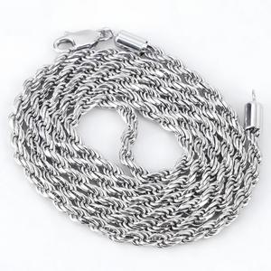 Collar de Moissanita de Lujo con Diseño de Cruz en Plata de Ley S925, con Cadena de Cuerda Chapada en Oro/Plata, Tamaño Personalizado en mm - Product Image 5