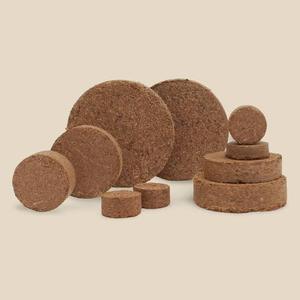 800ml Coco Cubes Coir Pith Matériau de plantation pour serre Tourbe de coco Substrat de germination pour la propagation des plantes - Product Image 1