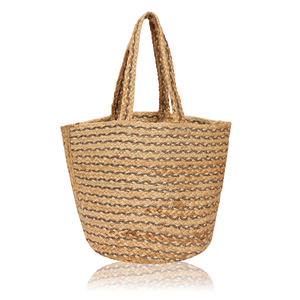 Bolsa de Compras de Yute con Doble Asa, Diseño Elegante con Letras y Logotipo Personalizado, Ecológica, Reutilizable, Venta al Por Mayor, Tyntra International - Product Image 3