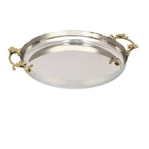 Bandeja de Servicio Metálica Hecha a Mano y Personalizable para Decoración de Mesa en Cocina, Catering, Desayuno, Restaurante, Cafetería y Hogar - Product Image 2