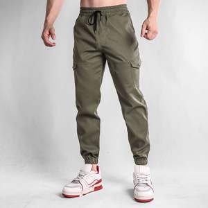 Pantalon de jogging pour homme avec poches, cordon de serrage, taille élastique, pantalon de montagne, vêtements de sport, vêtements d'extérieur, cargo sportif - Product Image 1