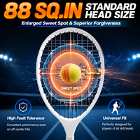 Raquettes de tennis personnalisées avec logo HIBO TYPTI, fabriquées en usine, haute performance, carbone T700, légères, flexibles, unisexes, ensemble d'entraînement