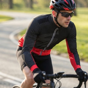 Veste de cyclisme douce pour homme, uniforme d'équipe, personnalisable, séchage rapide, Spandex/Polyester, manches longues, poches arrière, haute performance - Product Image 3