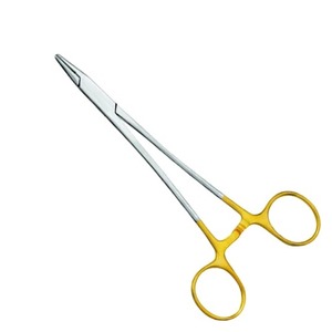 TC Crile Wood Manual Needle Holder 12cm <b>Tungsten</b> Carbide Surgical Suture Instrument Power Grip ISO 13485 Certified OEM Supplier - Product Image 1